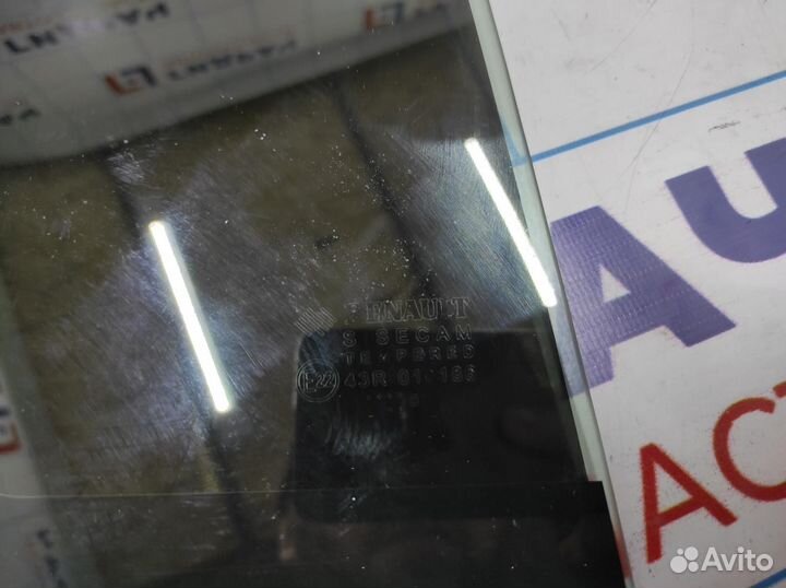 Стекло двери задней правой (форточка) Renault Loga