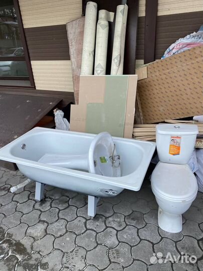 Ванна унитаз раковина бу