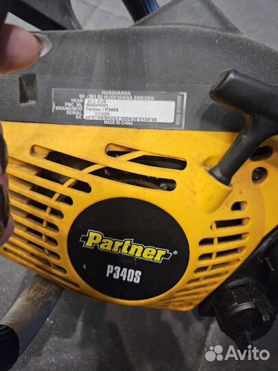 Пила partner p340s на восстановление, сухие трубки