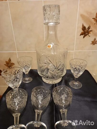 Винтаж.Набор хрустальный