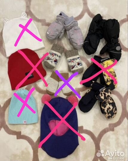 Шапка, варежки, панамки, косынки