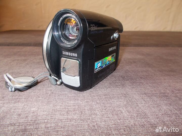 Видеокамера dvd r/rw, samsung vp-dc165wbi