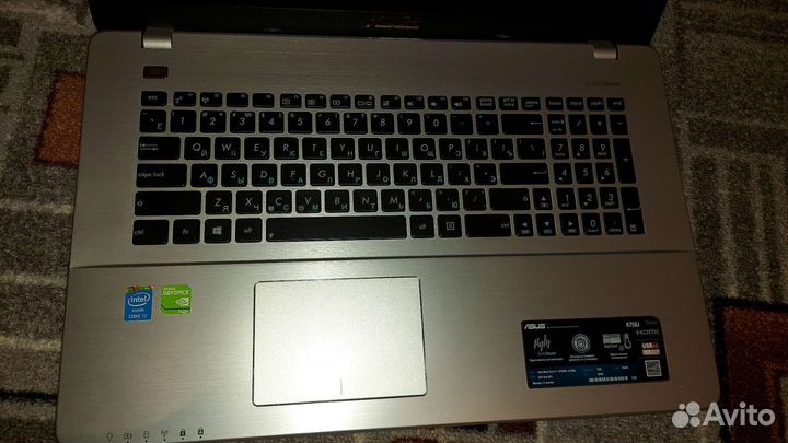 Ноутбук Asus K750J Intel Core i7-4700HQ 2.4Ghz