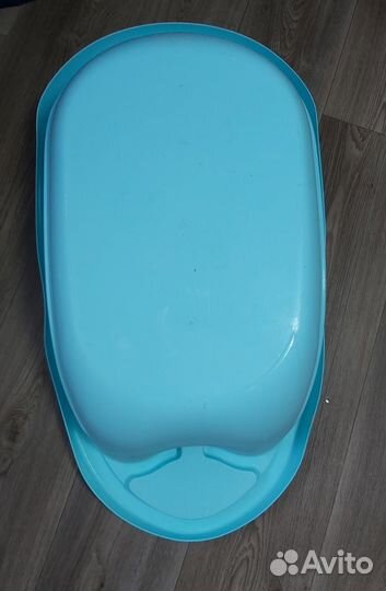 Ванночка для купания + горка + полотенце