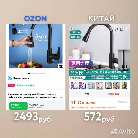 Отучу от WB/Ozon,научу заказам в Китае штучно опт