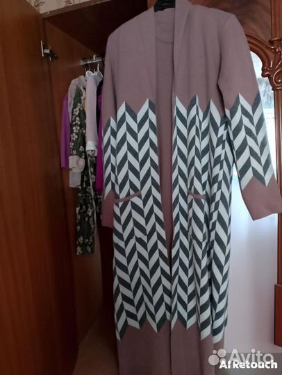 Платье с кардиганом