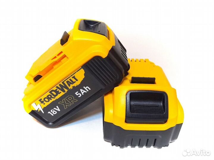 Пара аккумуляторных батарей Dewalt 18 V 5 Ah