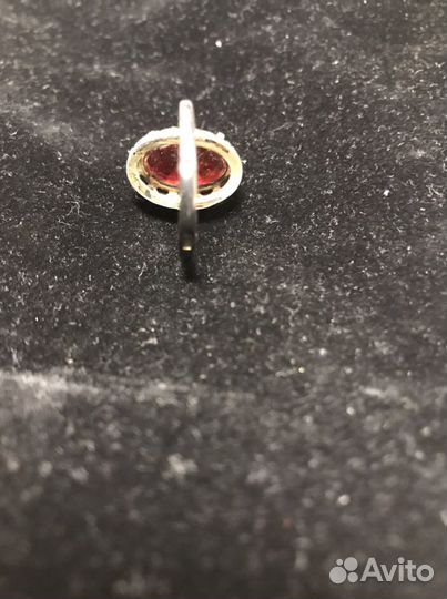 Кольцо серебро 875 пробы