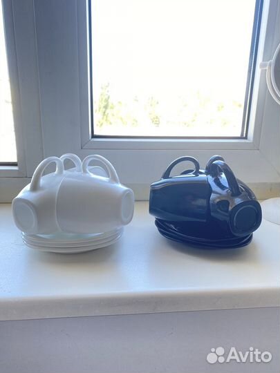 Чашки чайные кофейные блюдца