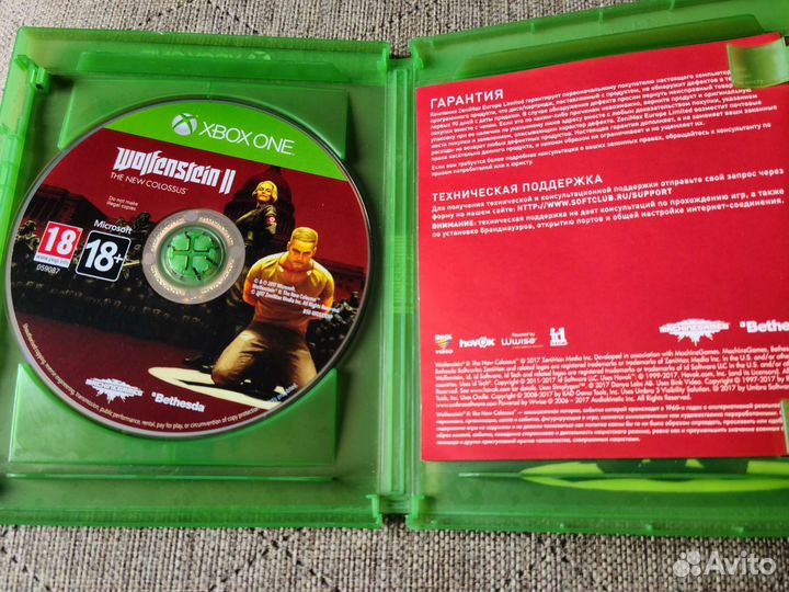 Wolfenstein 2 для авито доставки