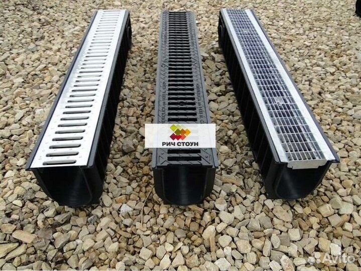 Пластиковые водоотводные лотки