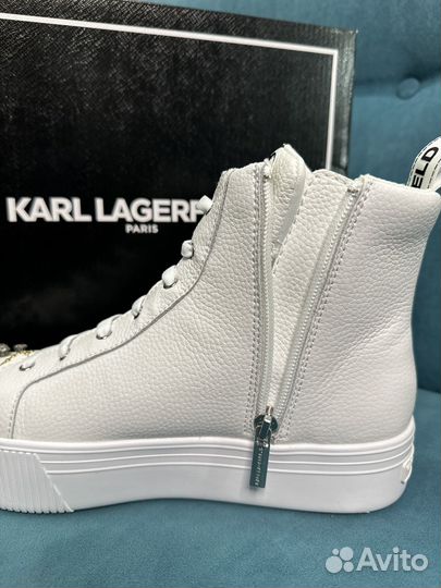 Karl lagerfeld женские кеды 7.5 us и 8us