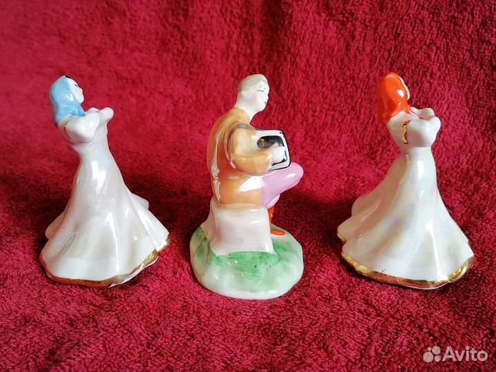 Плясунья и гармонист Перепляс Дулево СССР