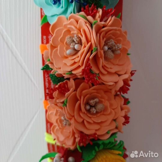 Резинки для волос ручной работы из фоамирана 2шт