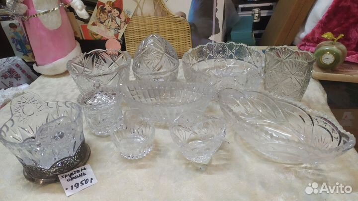 СССР хрустальная посуда разная