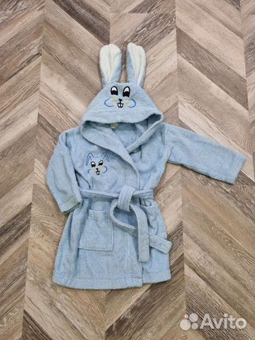 Детский банный халат 2-5 лет