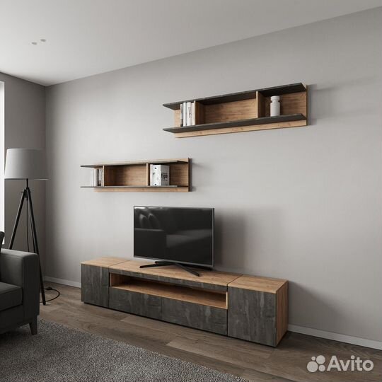 Тв-тумба Онге-951kl дуб крафт золотой под тв телев