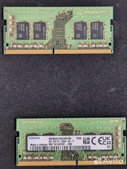 Модуль памяти SO-dimm Samsung DDR4 2x8GB 3200 CL22