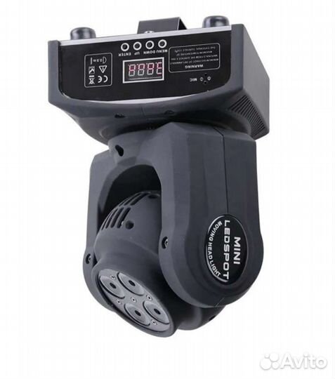 Светомузыка двухсторонная, вращающийся RGB