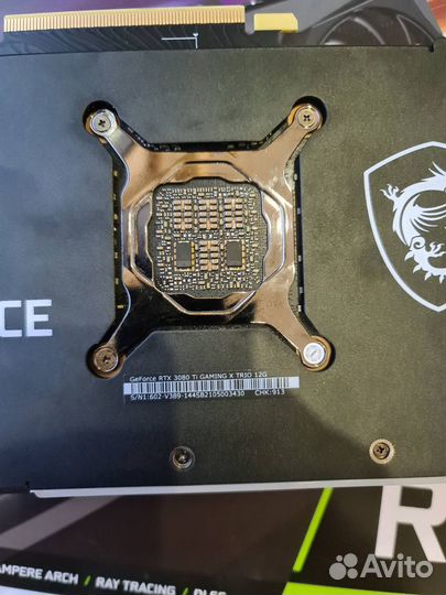 Видеокарта MSI GamingX trio RTX3080ti