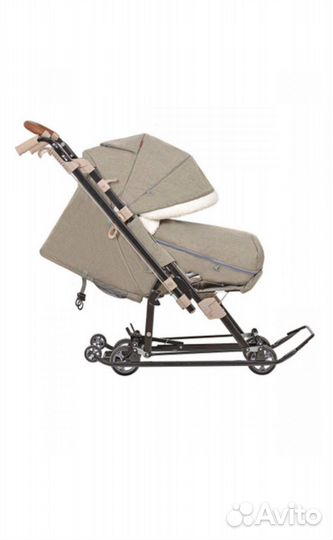 Санки коляска nika детям 7-8