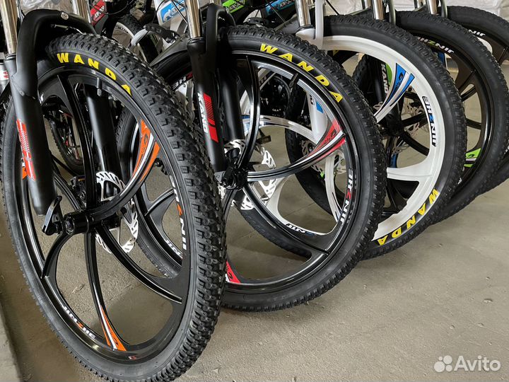 Велосипед на литых дисках