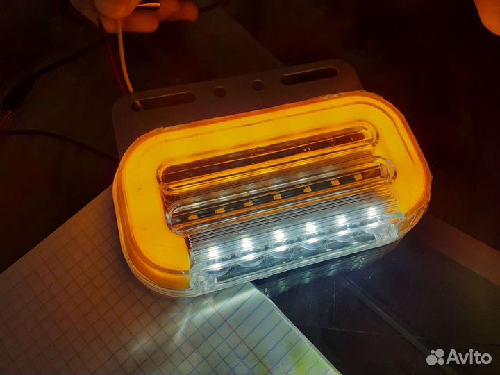 Габаритный фонарь с бегующим поворотником 6шт