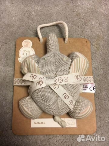 Игрушка детская Вязанный Слоник Natures Purest