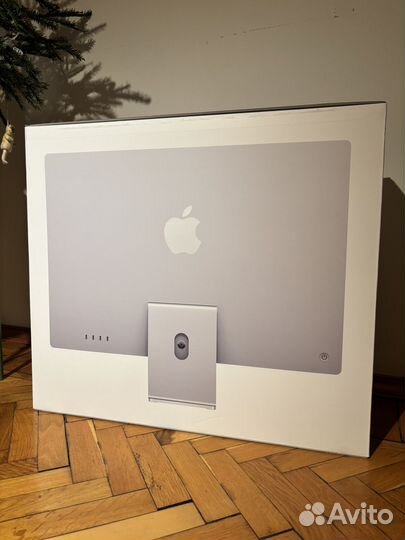 Коробка Apple iMac 2024 silver 256 гб