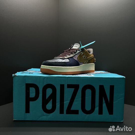 Кроссовки Nike air force 1 cactus jack