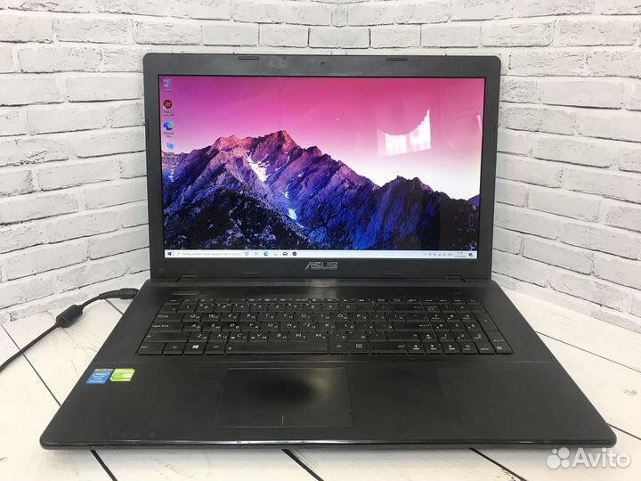 Большой мощный ноутбук Asus 17.3д/Nvidia/гарантия