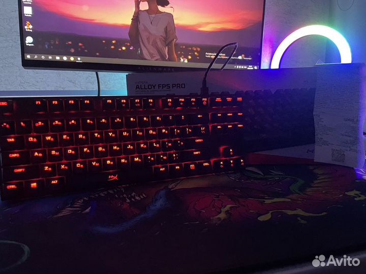 Профессиональная клавиатура HyperX alloy fps pro