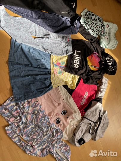 Вещи пакетом на девочку 140 146