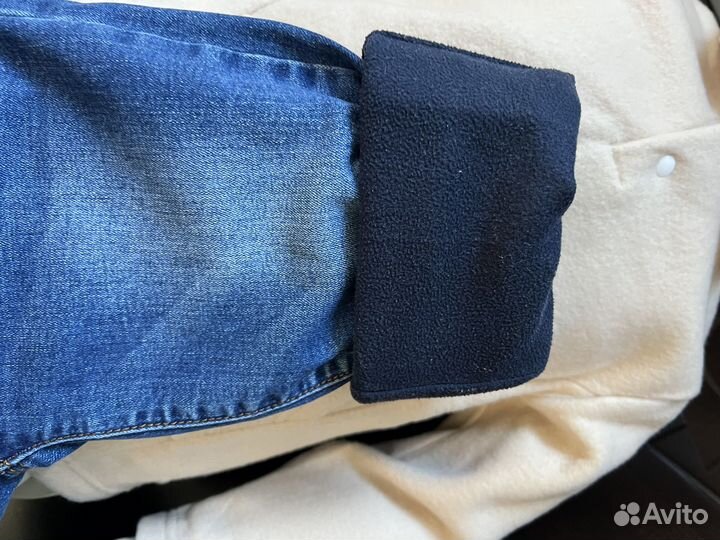 Теплые вещи/одежда для мальчика джинсы+свитер