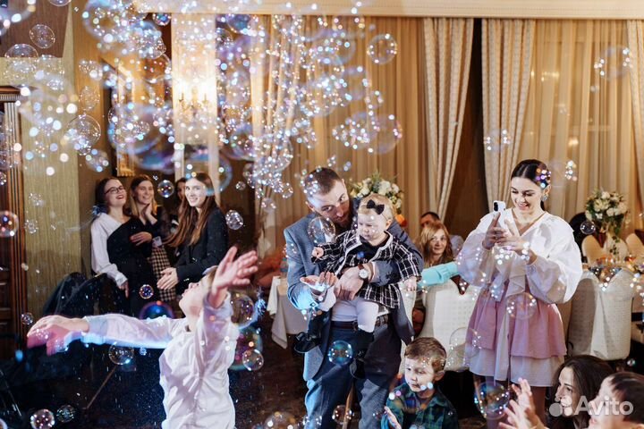 Шоу мыльных пузырей