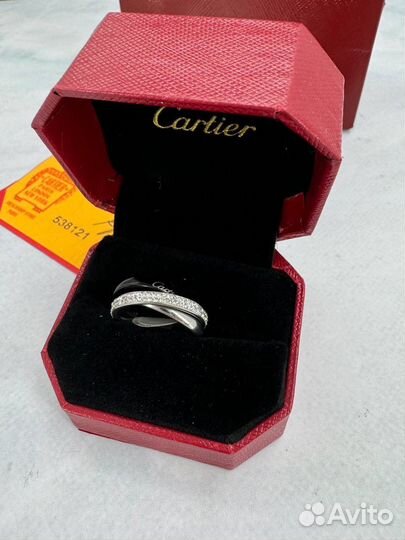 Cartier trinity кольцо 17 размер