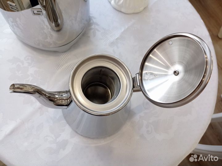 Чайник заварочный с ситечком 1,5л Havil Home, мета