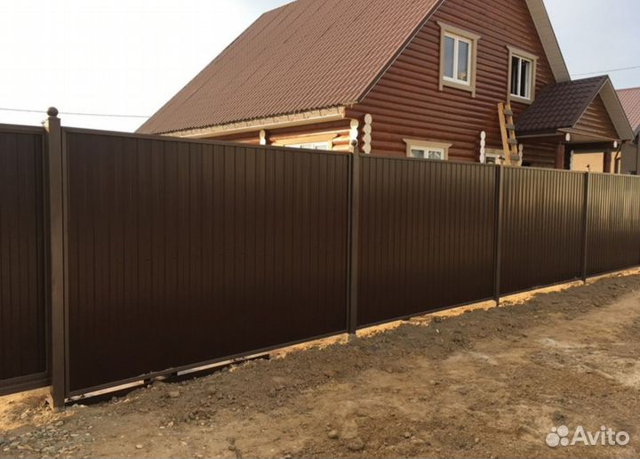 Забор из профлиста