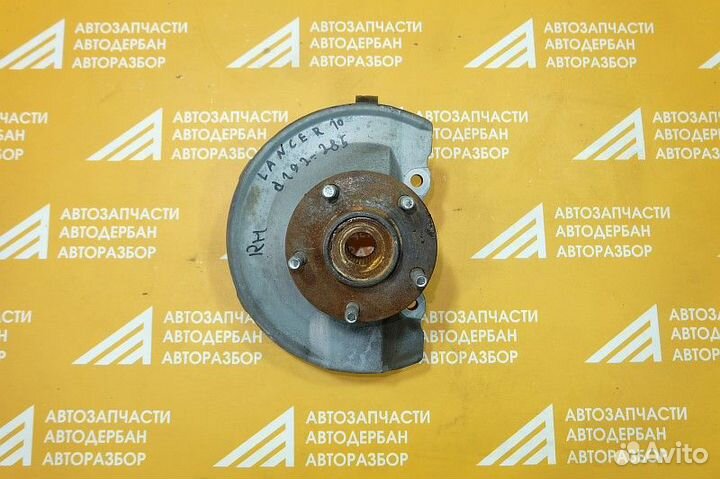 Кулак поворотный перед правый Mitsubishi Lancer X