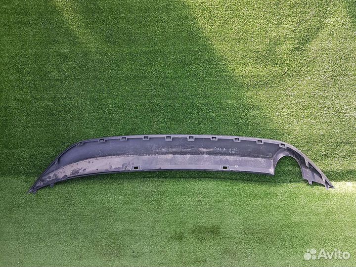 Юбка заднего бампера Volkswagen Golf 7