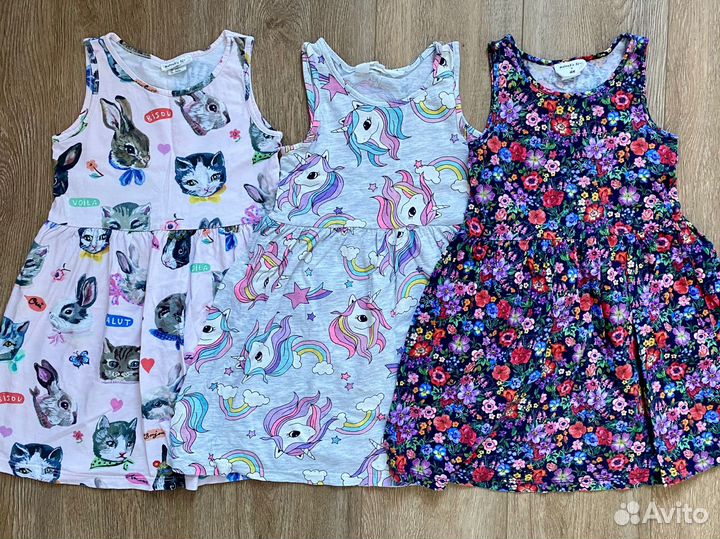 Одежда для девочки пакетом 110 116 бронь до 01.09