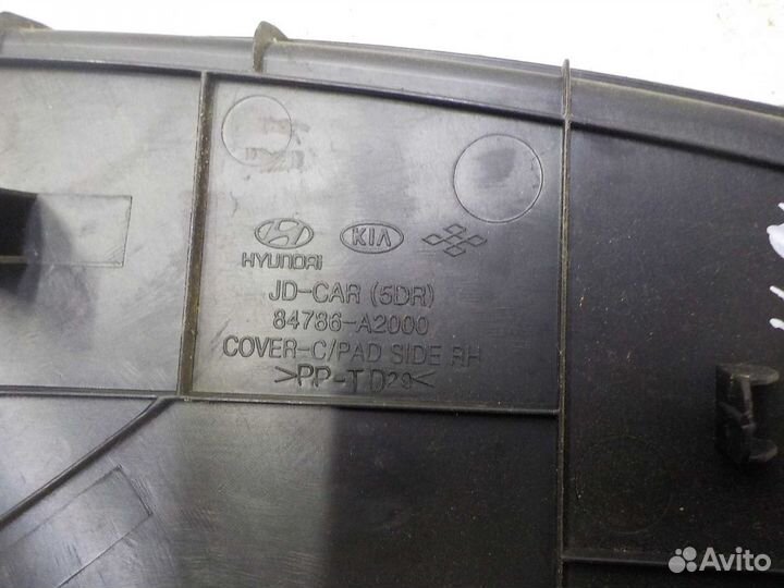 Накладка на торпеду KIA ceed 2 (JD) правая