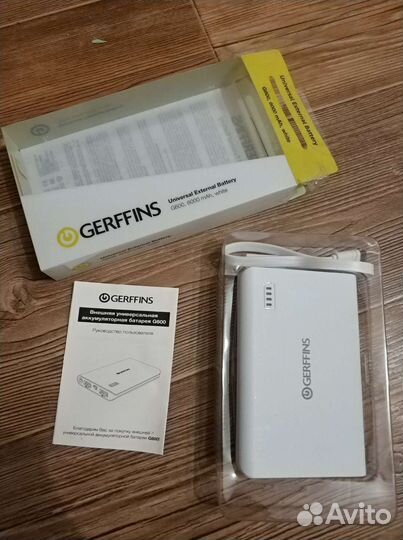 Power bank Внешний аккумулятор Gerffins G600