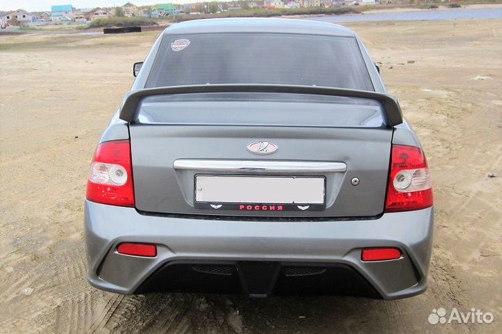 Бампер задний Юрол ring-2 на Лада Приора