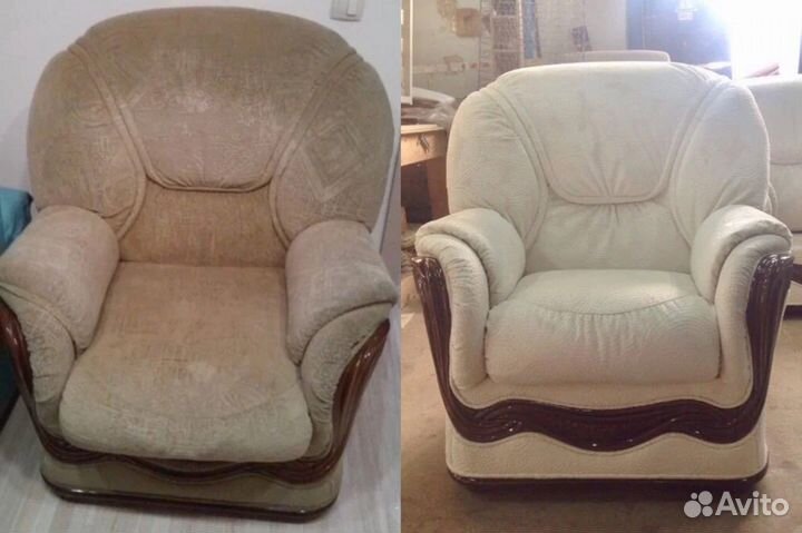 Перетяжка мягкой мебели