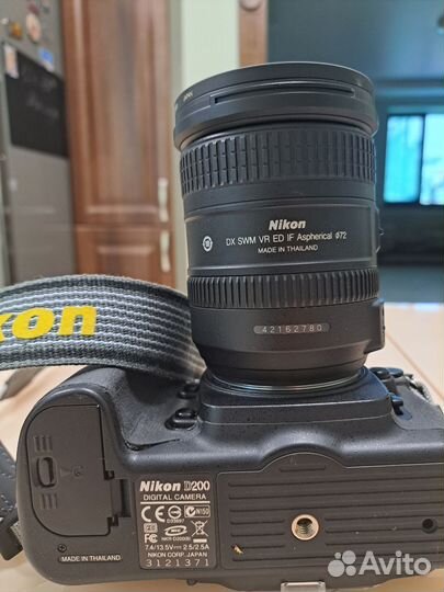 Цифровой фотоаппарат nikon D200