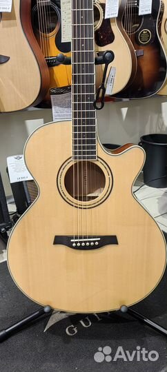 Parkwood S67 Электро/акустическая гитара, с вырезо