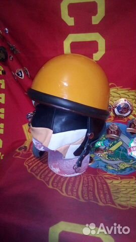 Моргуновка СССР мото шлем мотошлем мотоцикл jawa