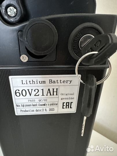 Аккумулятор 60v 21ah для электровелосипеда