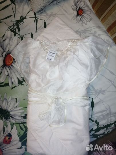 Конверт одеяло на выписку весна осень